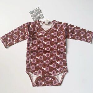 NWT Kate Quinn Organics baby wrap bodysuit 3-6 months